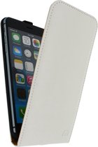 Apple iPhone 6s Plus Hoesje - Mobilize - Ultra Slim Serie - Kunstlederen Flipcase - Wit - Hoesje Geschikt Voor Apple iPhone 6s Plus