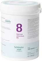 Schussler zout pfluger nr 8 Natrium Chloratum D6 1000 Tabletten Glutenvrij
