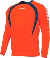 hummel Team Top Round Neck Sporttrui - Oranje - Maat XL