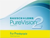 +2.00 - PureVision®2 For Presbyopia - Hoog - 3 pack - Maandlenzen - BC 8.60 - Multifocale contactlenzen