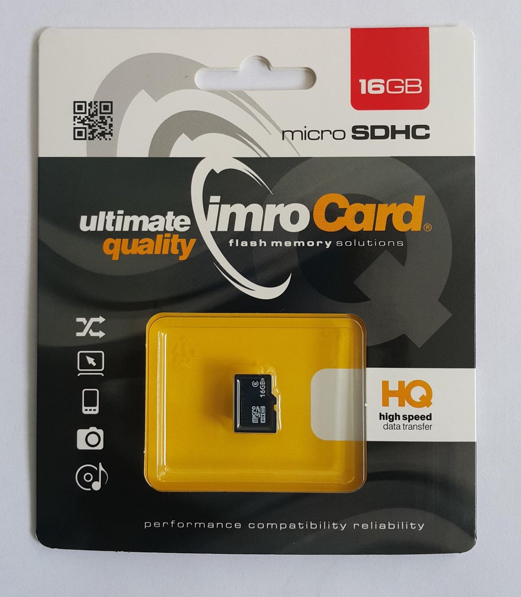 Imro - Micro SD Kaart 16 GB - Geheugenkaart Zonder Adapter