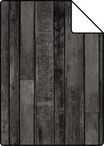 Proefstaal ESTAhome behang sloophout zwart - 138815 - 26,5 x 21 cm