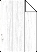 ESTAhome A4 proefstaal van behang smalle sloophout planken licht warm grijs en wit - 128850 - 21 x 26 cm