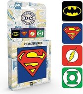 DC COMICS - Official Coaster Pack - Logos : T-Shirt , ML