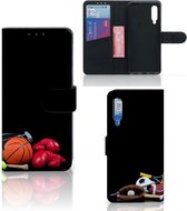 GSM Hoesje Xiaomi Mi 9 Bookcover Ontwerpen Voetbal, Tennis, Boxing… Sports