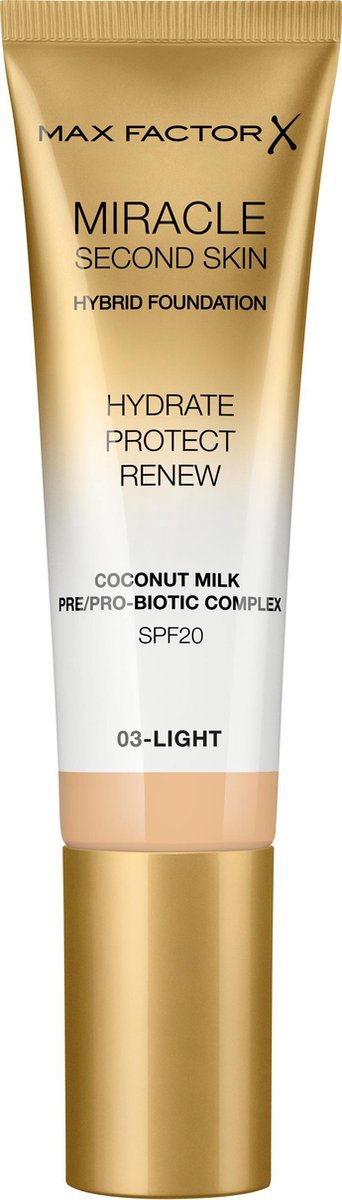 Max Factor Miracle Second Skin Foundation - 03 Light