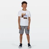 Regatta - Kids' Bosley III Printed T-Shirt - Outdoorshirt - Kinderen - Maat 15-16 Jahre - Wit