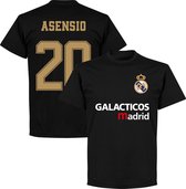 Galacticos Real Madrid Asensio 20 Team T-shirt - Zwart - XL