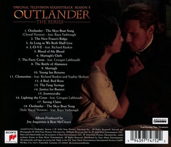 Outlander: Season 5 (Original), Ost | Musique | bol.com