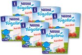 Yogolino Aardbei - baby toetje - vanaf 6 maanden - 6 stuks - totaal 24 porties