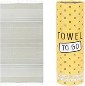 Towel To Go Malibu, Beige, 100*180cm
