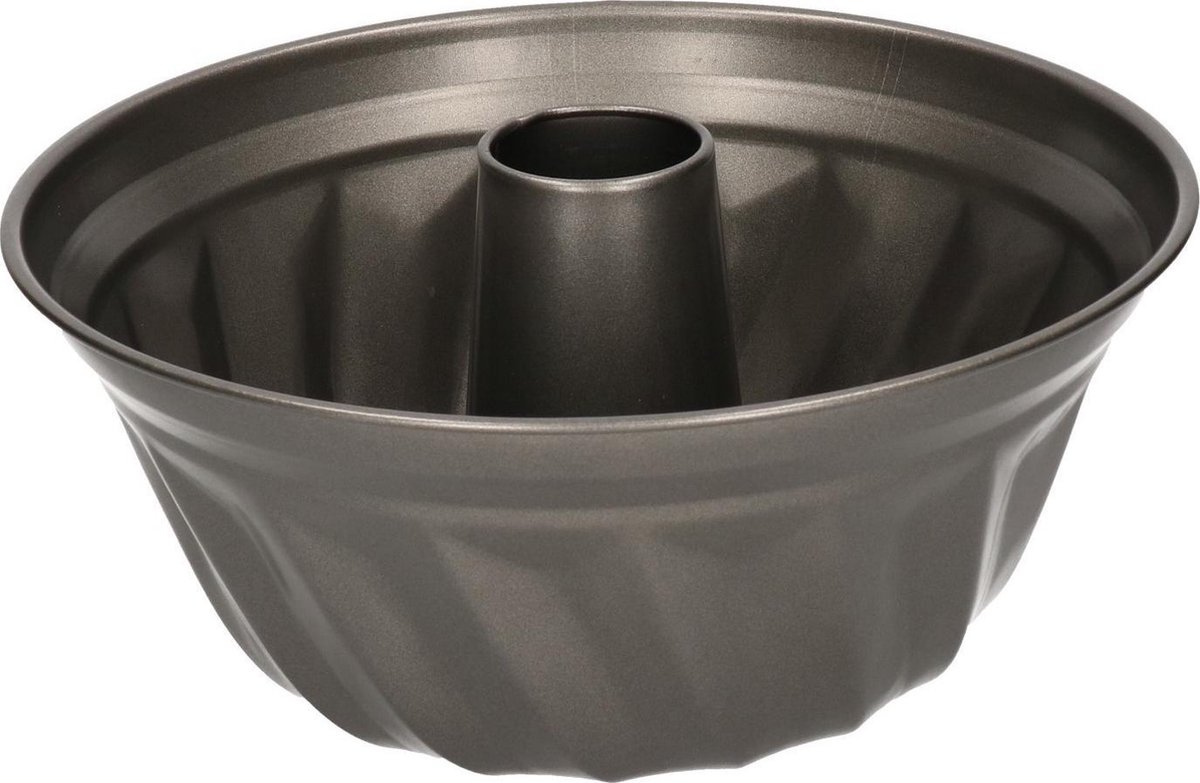 Ronde Zwarte Tulband Bakvorm 24 5 X 12 Cm Met Anti aanbak Laag ronde-zwarte-tulband-bakvorm-24-5-x-12-cm-met-anti-aanbak-laag