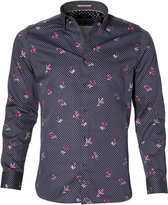 Ted Baker Overhemd - Slim Fit - Blauw - XXL