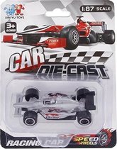 Xin Yu Toys Raceauto Formula Jongens 8 Cm Diecast Zilver