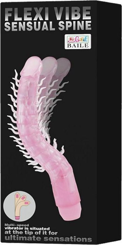 Flexi vibe sensual spine bendable vibrator paars 23.5 cm / sex / erotiek  toys | bol.com