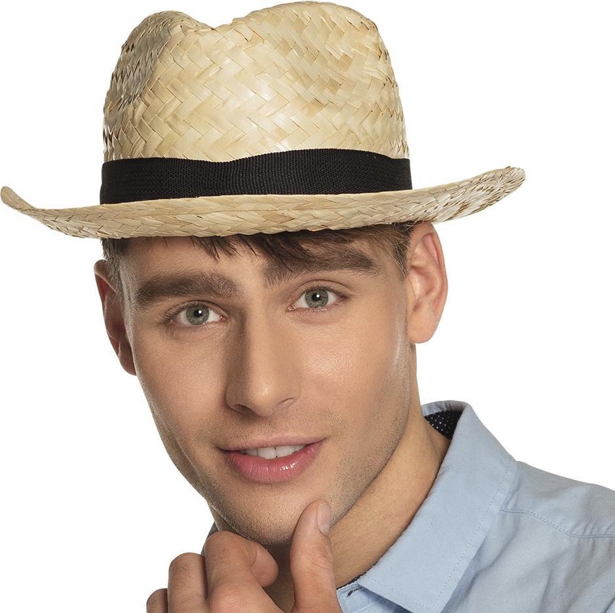Hoed Carlton stro