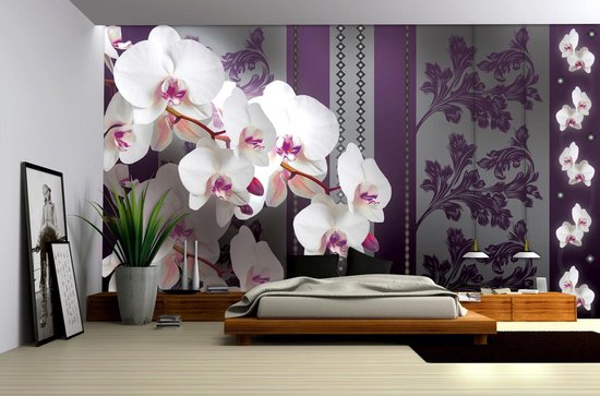 Violet Photomural, revêtement mural