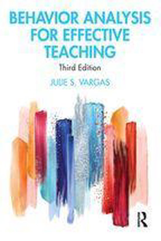 Behavior Analysis for Effective Teaching - cover