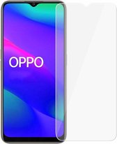 Screenprotector voor Oppo A5 (2020) - tempered glass screenprotector - Case Friendly - Transparant