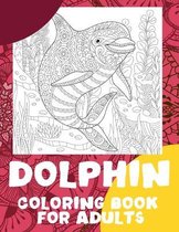 Dolphin - Coloring Book for adults