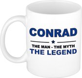 Conrad The man, The myth the legend cadeau koffie mok / thee beker 300 ml