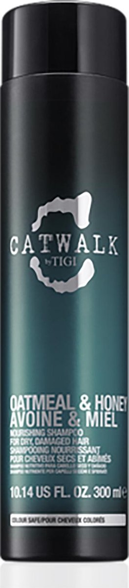 TIGI Catwalk Oatmeal & Honey Nourishing Shampoo -300 ml - Normale shampoo vrouwen - Voor Alle haartypes