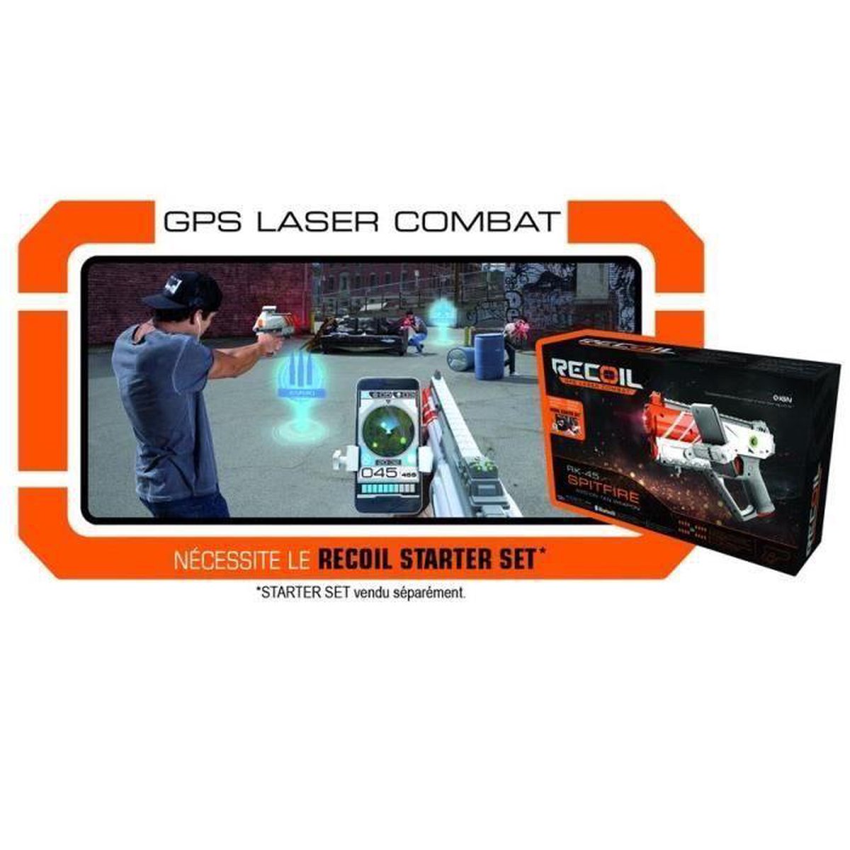 Recoil GPS laser combat RK-45 spitfire 