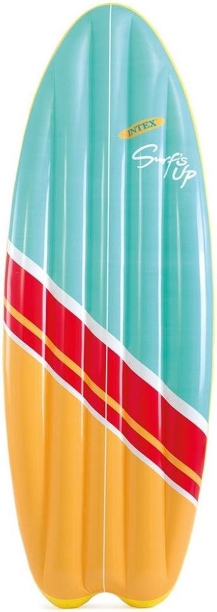 Intex Opblaas Surfbord 178 X 69 Cm Blauw/geel