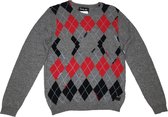 Replay knit trui grijs multicolor - Maat S