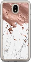 Samsung J5 2017 hoesje siliconen - Marble splash | Samsung Galaxy J5 2017 case | multi | TPU backcover transparant