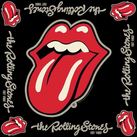 Rolling Stones Bandana Établi 1962 Zwart