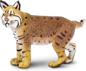 Safari Lynx Junior 8 Cm Rubber Bruin/wit/zwart