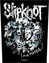 Slipknot - I Am Hated Rugpatch - Zwart
