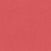 Bazzill Textuurpapier - Mono Canvas - 30.5x30.5cm - Flamingo - 25 vellen