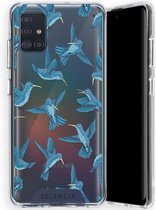 Selencia Zarya Fashion Extra Beschermende Backcover Samsung Galaxy A51 hoesje - Birds