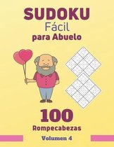 Sudoku Facil para Abuelo. 100 Rompecabezas Volumen 4