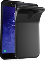 Soft Backcover Hoesje Geschikt voor: Samsung Galaxy J4 2018 - Silicone - Zwart