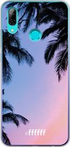Huawei P Smart (2019) Hoesje Transparant TPU Case - Sunset Palms #ffffff