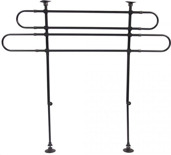 Autorek 2stang onder hoek 85-140/75-110cm