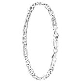 Zilveren armband schakel