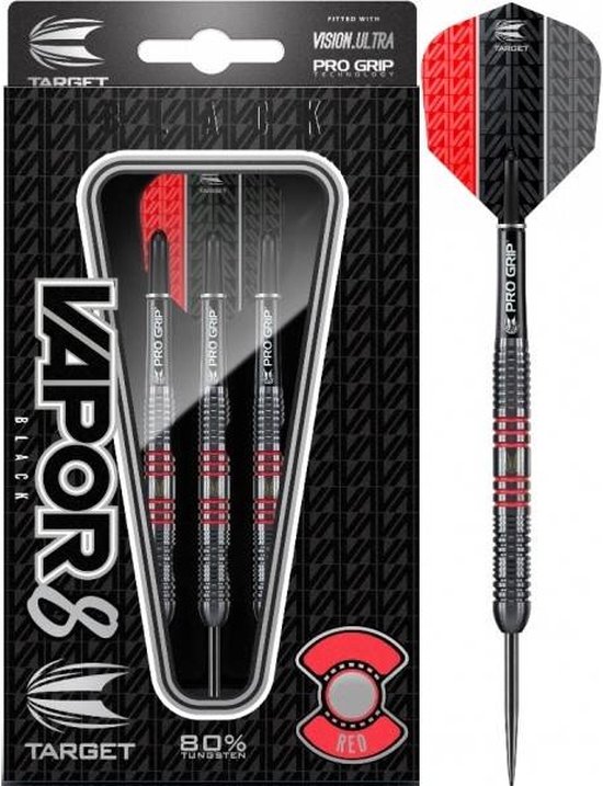 Target Vapor-8 Black-Red 80% - Dartpijlen - 25 Gram van Target — afbeelding 5