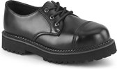 Demonia Lage schoenen -36 Shoes- RIOT-03 US 4 Zwart