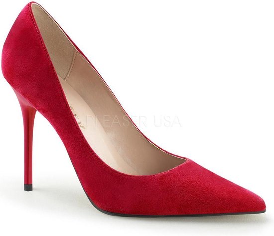 Pleaser Pumps -41 Shoes- CLASSIQUE-20 US 11 Rood | bol.com
