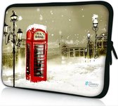 Sleevy 11,6 inch laptophoes Londense telefooncel - laptop sleeve - laptopcover - Sleevy Collectie 250+ designs