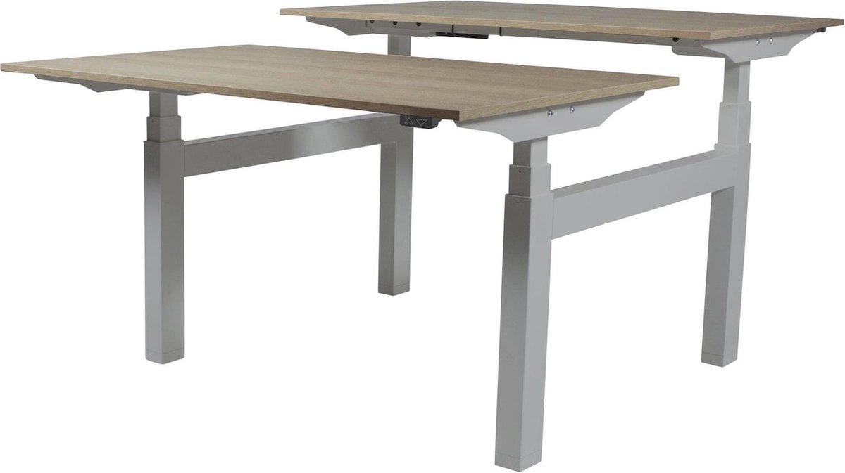 Zit Sta Bureau (2pp) - Elek 140x80/80 robson - alu frame
