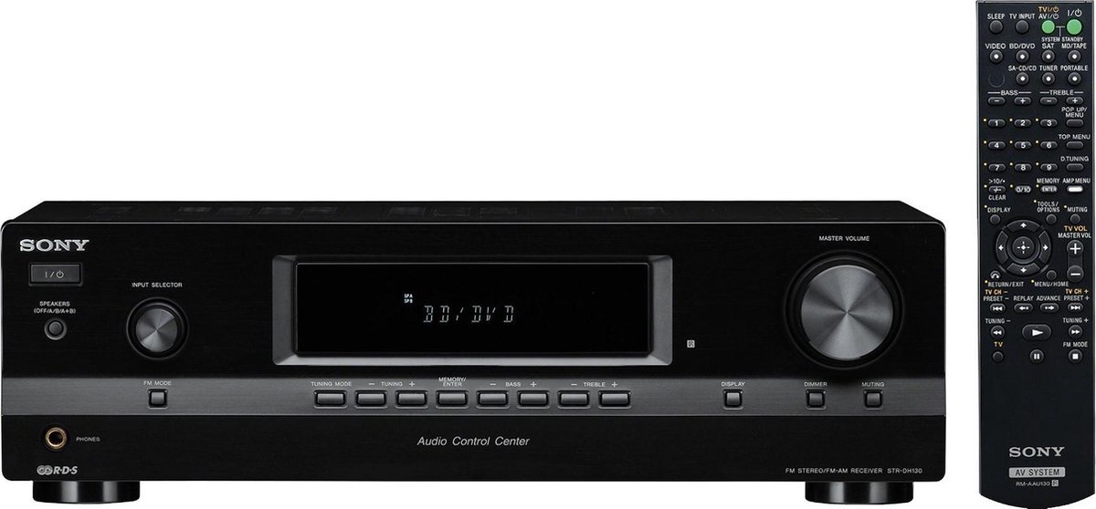 In de naam Merg Zus Sony STR-DH130 - Stereo versterker - Zwart | bol.com
