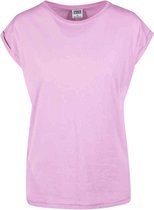 Urban Classics Dames Tshirt -L- Extended shoulder Roze