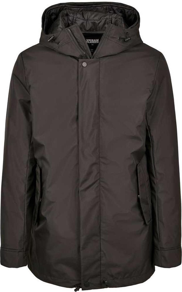 Urban Classics Jacket -3XL- Hooded Long Zwart