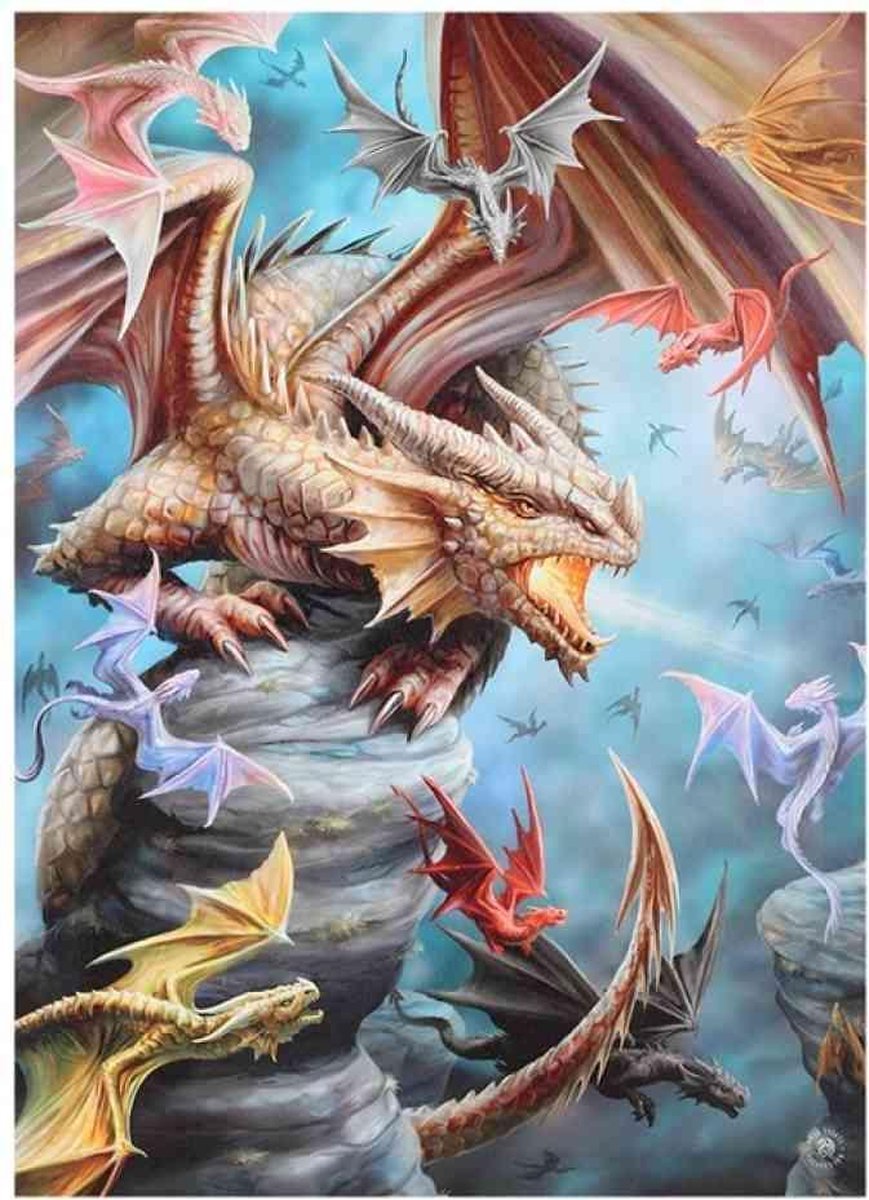 Canvas - Dragon Clan - Anne Stokes