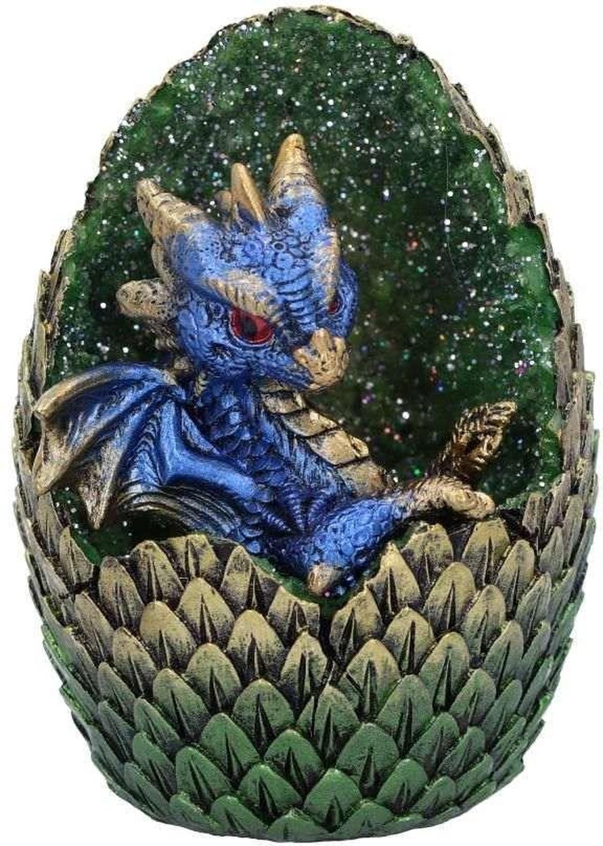 Nemesis Now Beeld/figuur Geode Home (Blue) Blauw/Groen